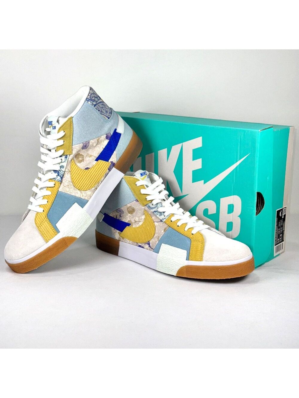 NIB Nike SB Zoom Blazer Mid Premium "Paisley Pack - Boarder Blue" - 13
